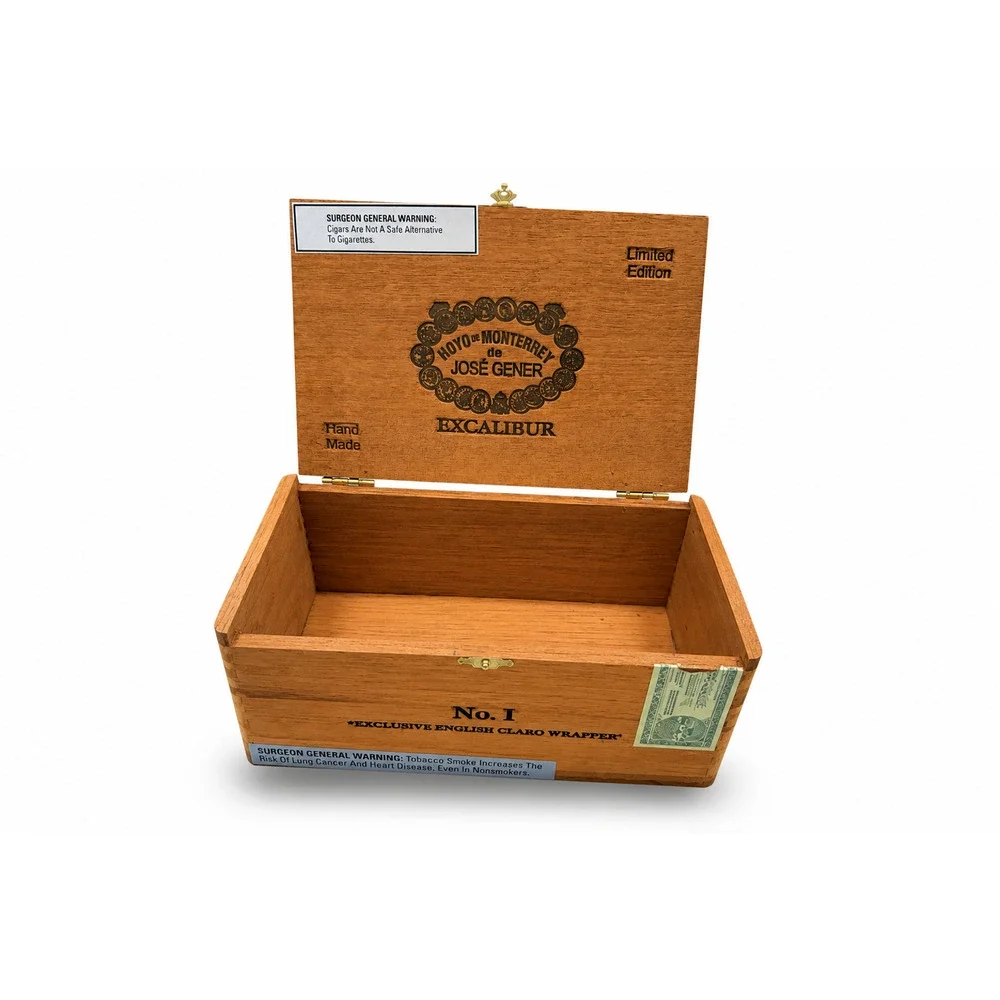 Hoyo De Monterrey Excalibur No. 1 Empty Wooden Cigar Box 8x5x4